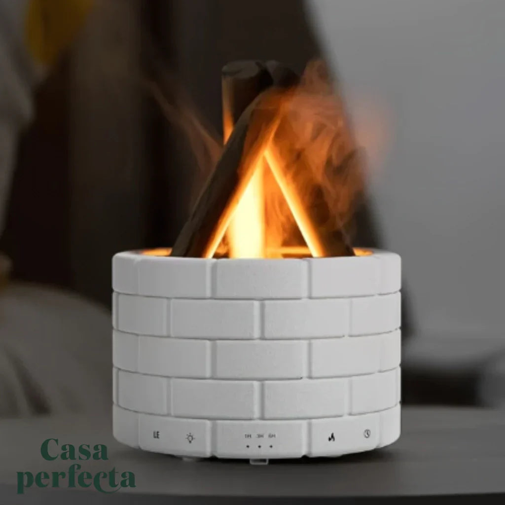 Humidificateur d’Aromathérapie Effet Flamme | Usage Intérieur